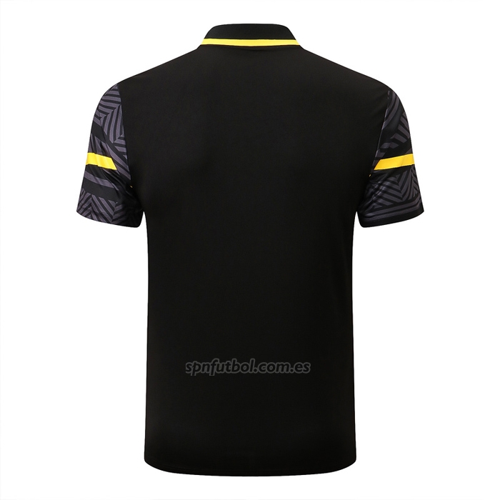 Camiseta Polo del Borussia Dortmund 2022-2023 Negro y Amarillo